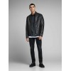 JACK & JONES BIKER ΔΕΡΜΑΤΙΝΗ JACKET BLACK  12147218