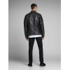 JACK & JONES BIKER ΔΕΡΜΑΤΙΝΗ JACKET BLACK  12147218