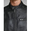 JACK & JONES BIKER ΔΕΡΜΑΤΙΝΗ JACKET BLACK  12147218