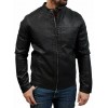 JACK & JONES BIKER ΔΕΡΜΑΤΙΝΗ JACKET BLACK 12182461