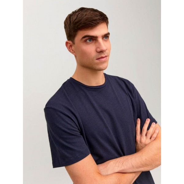 JACK & JONES ΑΝΔΡΙΚΟ  T-SHIRT NAVY 12230133