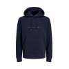 JACK & JONES ΦΟΥΤΕΡ ΜΠΛΟΥΖΑ ΜΕ ΚΟΥΚΟΥΛΑ NAVY 12233972