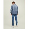 JACK & JONES ΜΑΚΡΥΜΑΝΙΚΟ ΠΟΥΚΑΜΙΣΟ 12138115 MEDIUM BLUE