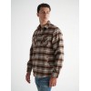 STAFF JEANS ΜΑΚΡΥΜΑΝΙΚΟ ΠΟΥΚΑΜΙΣΟ OVERSHIRT 61-103.052 BROWN