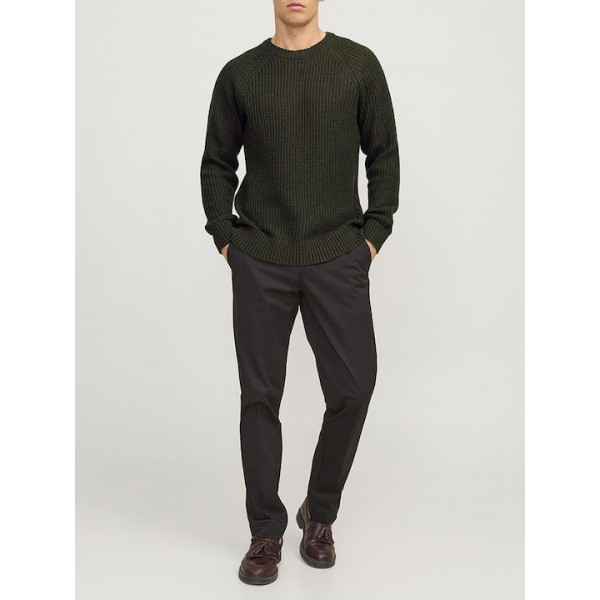 JACK & JONES ΠΛΕΚΤΟ ΛΕΠΤΟ ΠΟΥΛΟΒΕΡ 12267393 ROSIN TWISTED