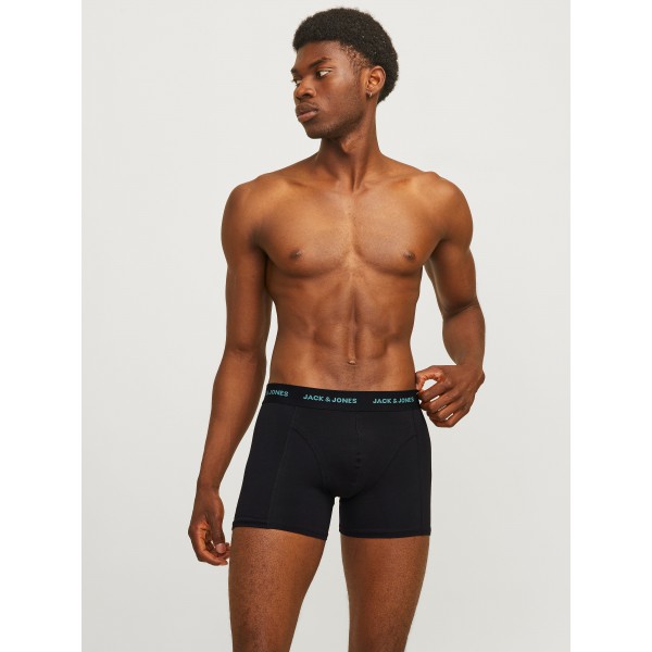 JACK & JONES UNDERWEAR BOXER BLACK 3 PACK 12263876