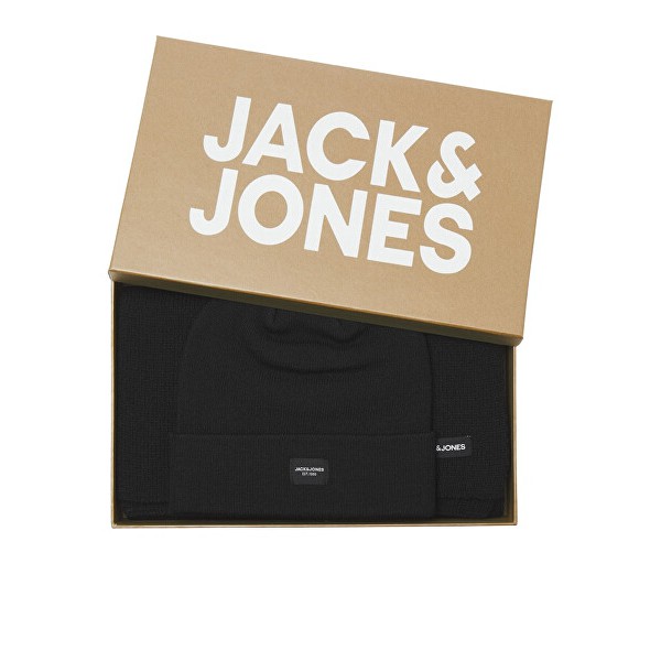 JACK & JONES ΑΝΔΡΙΚΟ ΣΕΤ ΜΕ ΣΚΟΥΦΟ 12102728 BLACK