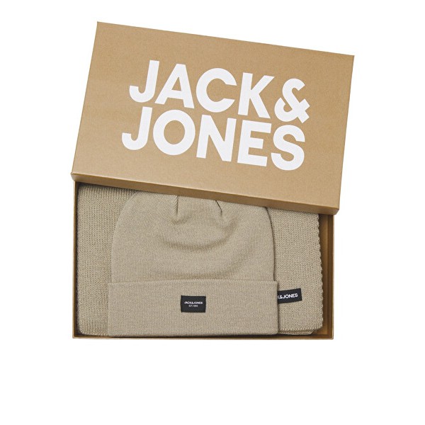 JACK & JONES ΑΝΔΡΙΚΟ ΣΕΤ ΜΕ ΣΚΟΥΦΟ 12102728 PURE CASHMERE