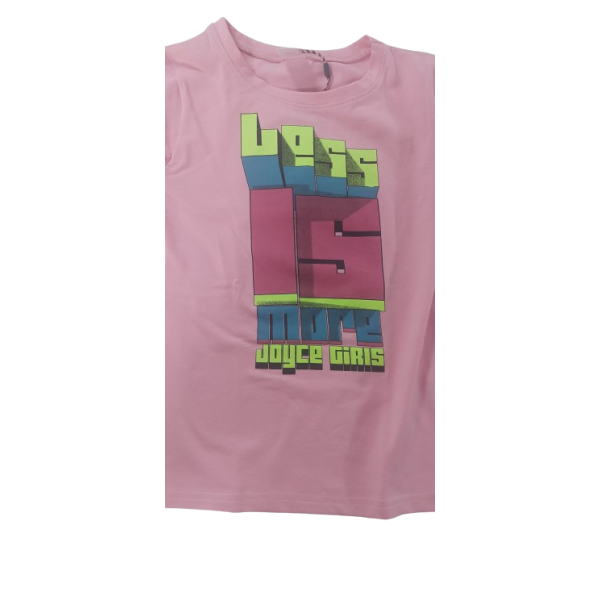 JOYCE T-SHIRT ΓΙΑ KΟΡΙΤΣΙ SUPER  13893 PINK