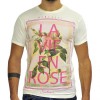 SOULSTAR T-SHIRT ΚΟΝΤΟΜΑΝΙΚΟ FLOWERS ΛΕΥΚΟ