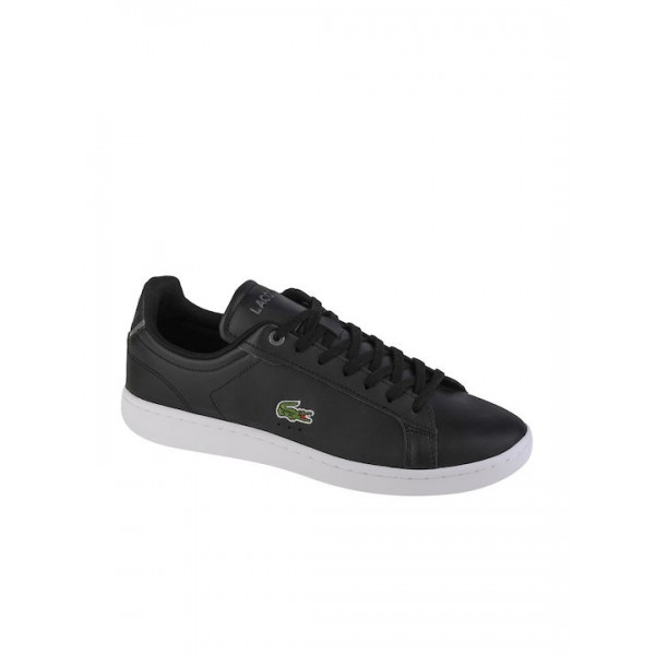 LACOSTE ΑΝΔΡΙΚΑ ΔΕΡΜΑΤΙΝΑ BLACK SNEAKERS CARNABY PRO 745SMA0110312