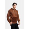 PACO & CO ΑΝΔΡΙΚΗ ΦΟΥΤΕΡ ΜΕ ΚΟΥΚΟΥΛΑ  ΕΠΕΝΔΥΣΗ FLEECE 2481080 CAMEL