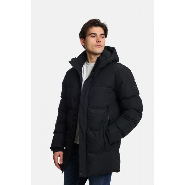 PACO ΜΠΟΥΦΑΝ PARKA ΜΑΚΡΥ ΑΝΔΡΙΚΟ BLACK 2498206