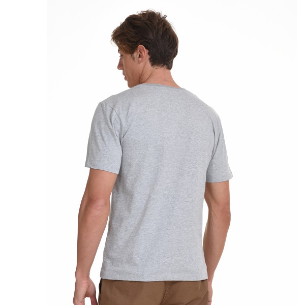 SPLENDID ΚΟΝΤΟΜΑΝΙΚΟ  T-SHIRT ΜΕ ΤΥΠΩΜΑ 45-206-024 LT GREY