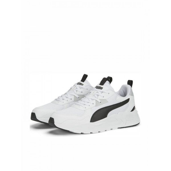 PUMA TRINITY MEN'S SNEAKERS 389292-02 WHITE/BLACK/LIGHT GREY