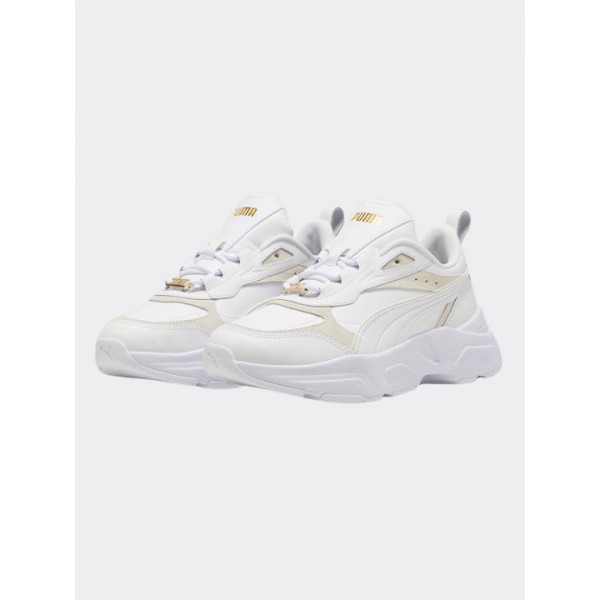 PUMA  ΓΥΝΑΙΚΕΙΑ SNEAKERS RUNNING 397837-01 WHITE ALPINE GOLD