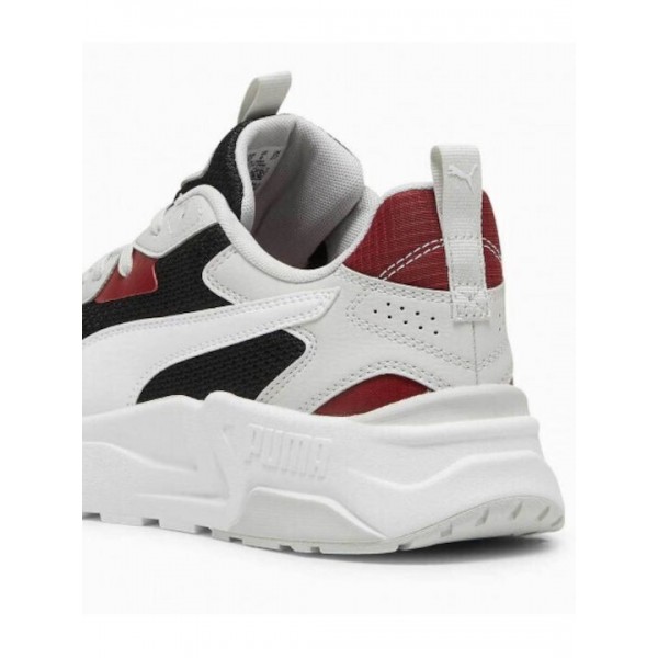 PUMA BLACK ΑΝΔΡΙΚΑ SNEAKERS TRINITY 389292-25 WHITE BORDO BLACK