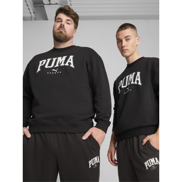 PUMA ΦΟΥΤΕΡ ΜΑΚΡΥΜΑΝΙΚΟ ΛΑΙΜΟΚΟΨΗ CREW 681794-01 BLACK