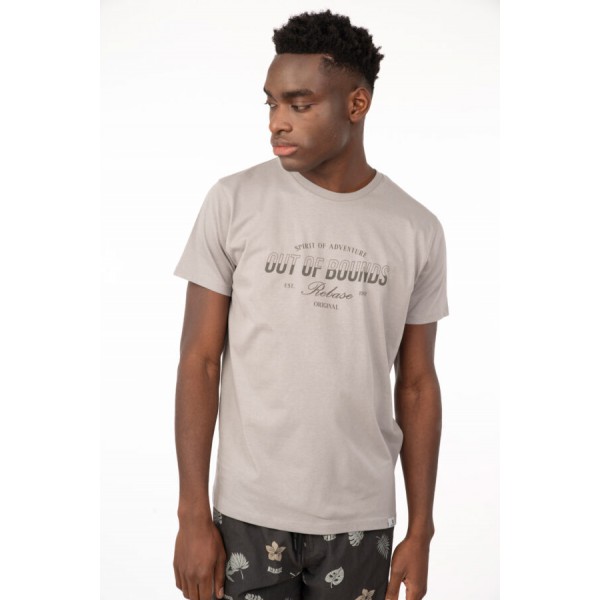 REBASE ΑΝΔΡΙΚΟ T-SHIRT  241-RTS-272 ASH GREY