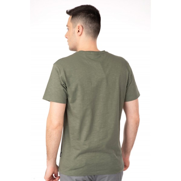 REBASE ΑΝΔΡΙΚΟ T-SHIRT  241-RTS-281 KHAKI